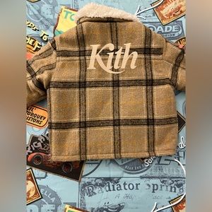 KITH KIDS PLAID SHACKET - SANDRIFT